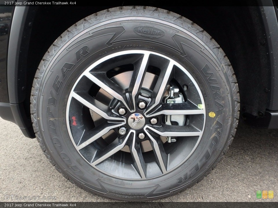 2017 Jeep Grand Cherokee Trailhawk 4x4 Wheel and Tire Photo #121522637
