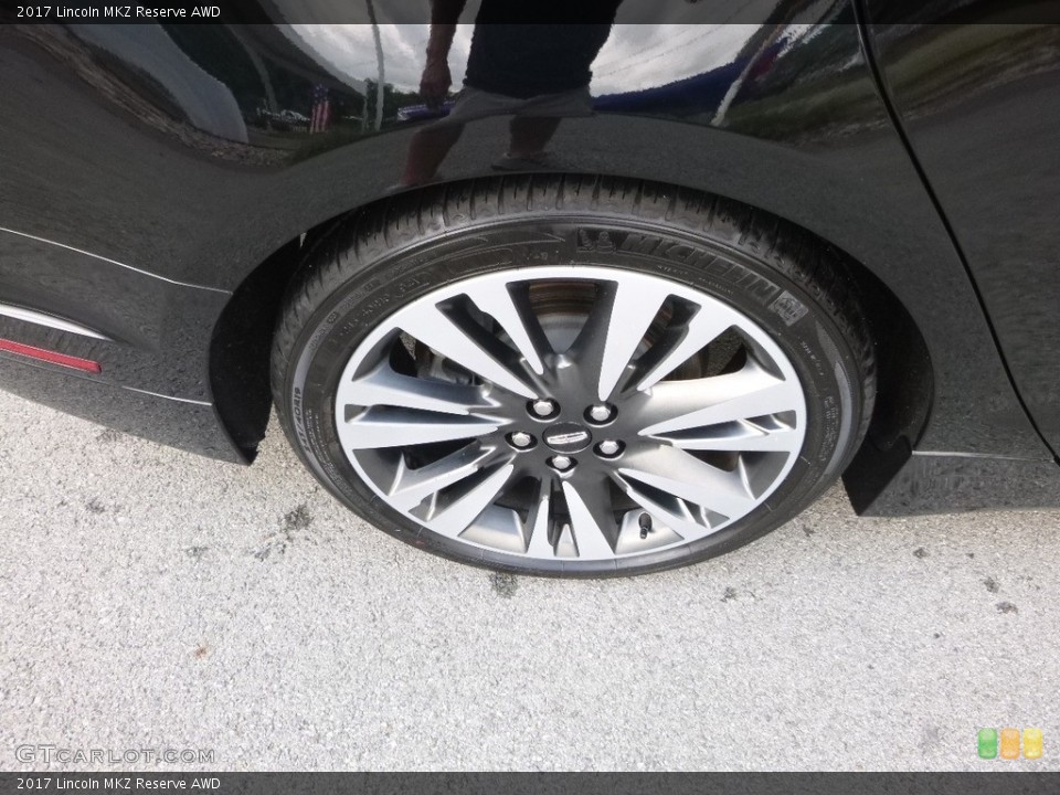 2017 Lincoln MKZ Reserve AWD Wheel and Tire Photo #121583642