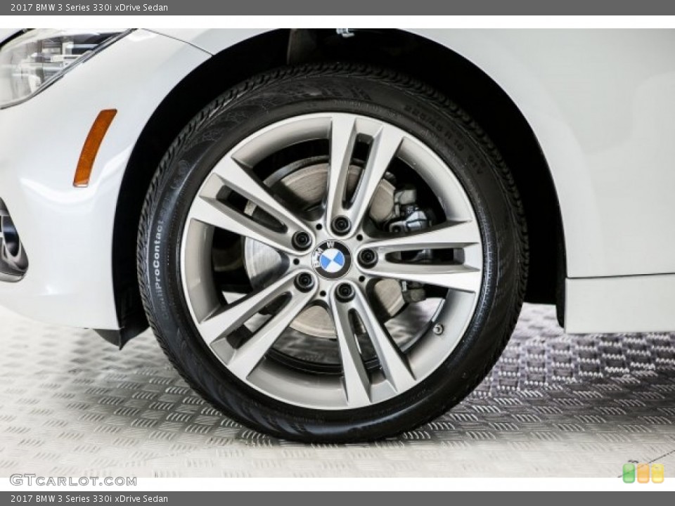 2017 BMW 3 Series 330i xDrive Sedan Wheel and Tire Photo #121586532