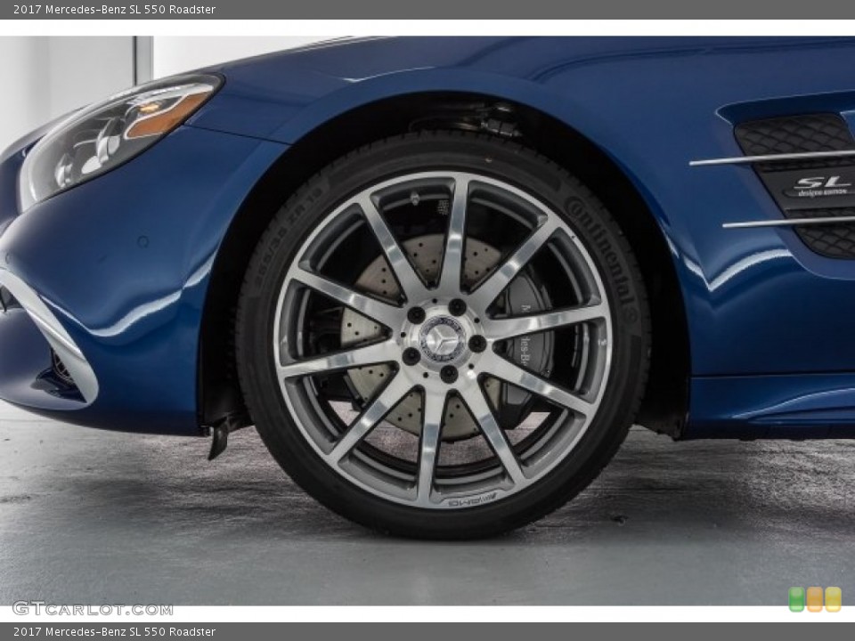 2017 Mercedes-Benz SL 550 Roadster Wheel and Tire Photo #121626086