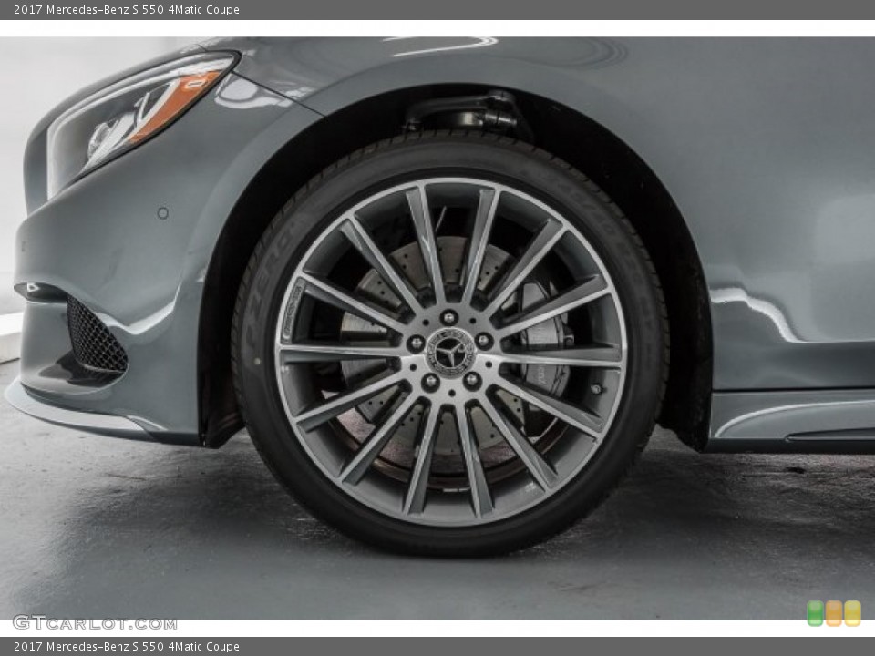 2017 Mercedes-Benz S 550 4Matic Coupe Wheel and Tire Photo #121627557