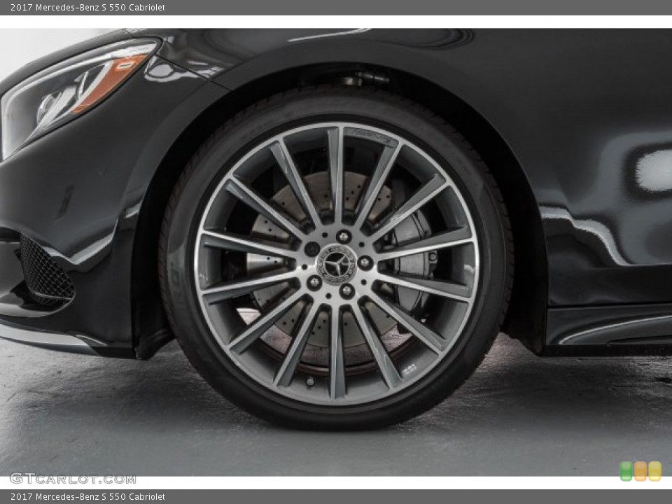 2017 Mercedes-Benz S 550 Cabriolet Wheel and Tire Photo #121627918