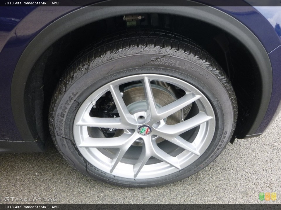 2018 Alfa Romeo Stelvio Ti AWD Wheel and Tire Photo #121631599