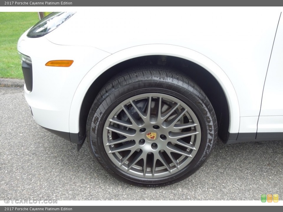 2017 Porsche Cayenne Platinum Edition Wheel and Tire Photo #121649670