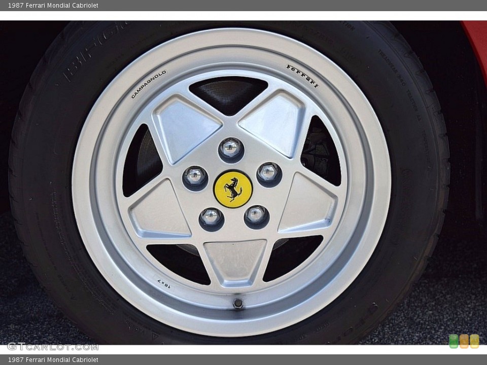 1987 Ferrari Mondial Cabriolet Wheel and Tire Photo #121653925
