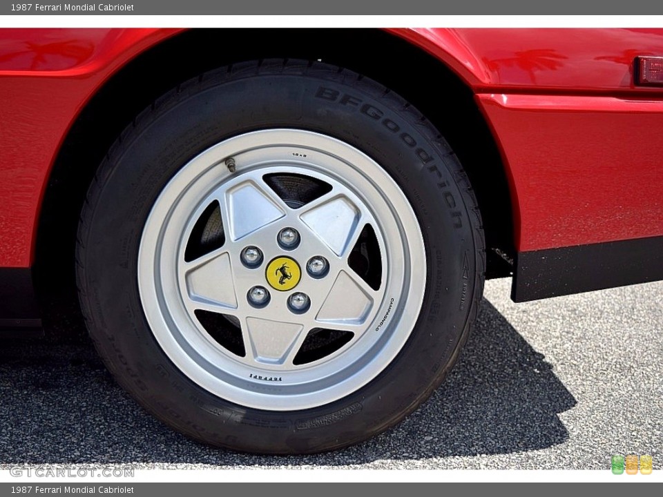 1987 Ferrari Mondial Cabriolet Wheel and Tire Photo #121653945