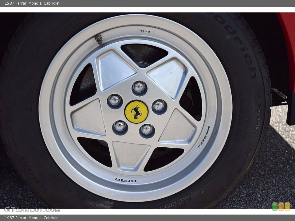 1987 Ferrari Mondial Cabriolet Wheel and Tire Photo #121653966