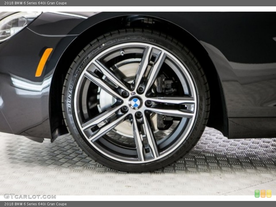 2018 BMW 6 Series 640i Gran Coupe Wheel and Tire Photo #121679307