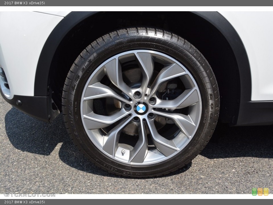 2017 BMW X3 xDrive35i Wheel and Tire Photo #121690349