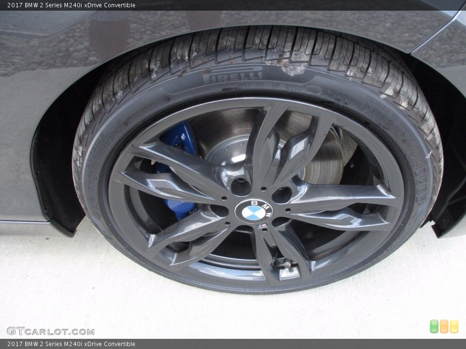 2017 BMW 2 Series M240i xDrive Convertible Wheel and Tire Photo #121691193