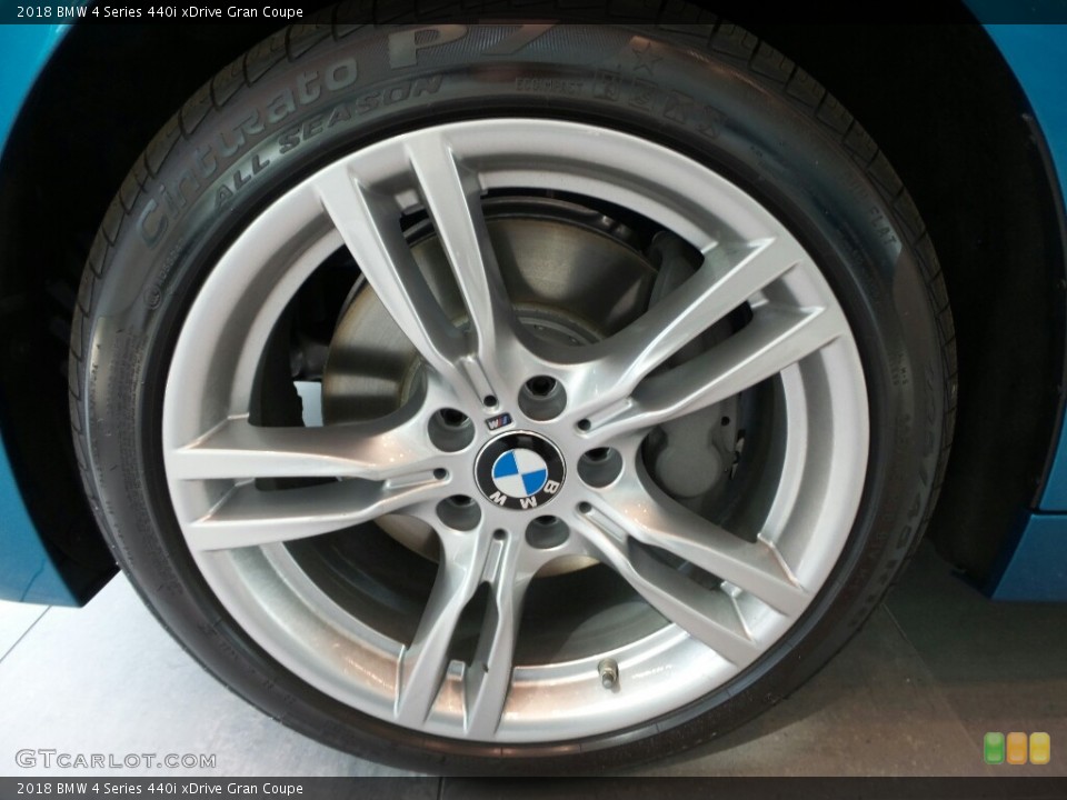 2018 BMW 4 Series 440i xDrive Gran Coupe Wheel and Tire Photo #121760262