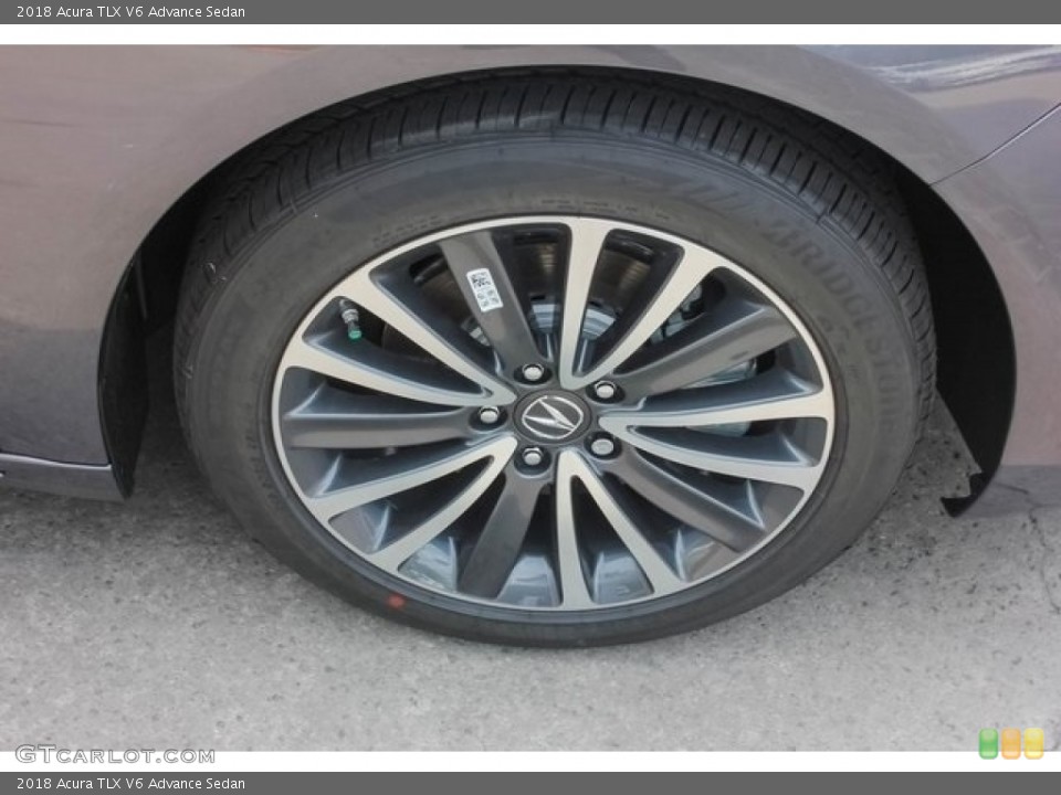 2018 Acura TLX V6 Advance Sedan Wheel and Tire Photo #121788486
