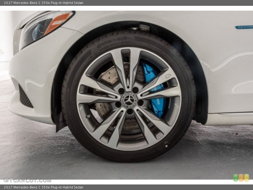 2017 Mercedes-Benz C 350e Plug-in Hybrid Sedan Wheel and Tire Photo #121802191