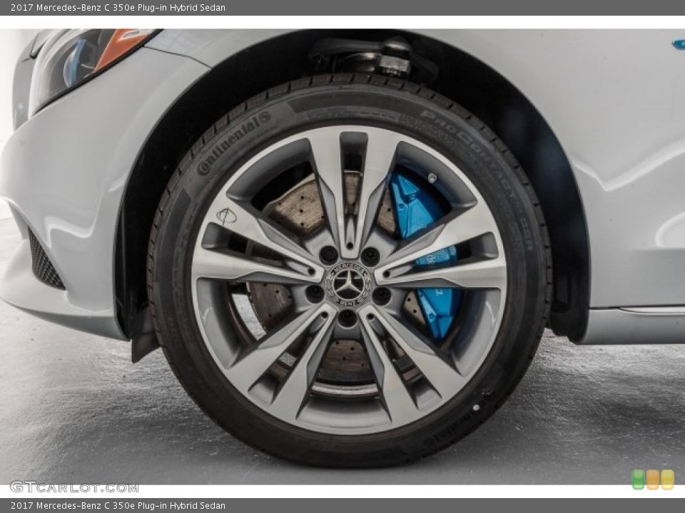 2017 Mercedes-Benz C 350e Plug-in Hybrid Sedan Wheel and Tire Photo #121802463