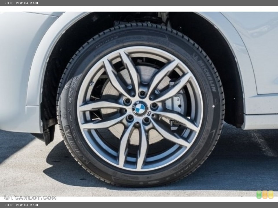 2018 BMW X4 M40i Wheel and Tire Photo #121805828