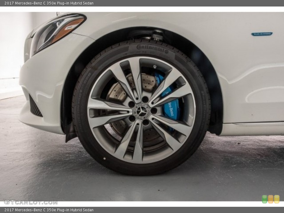 2017 Mercedes-Benz C 350e Plug-in Hybrid Sedan Wheel and Tire Photo #121806055
