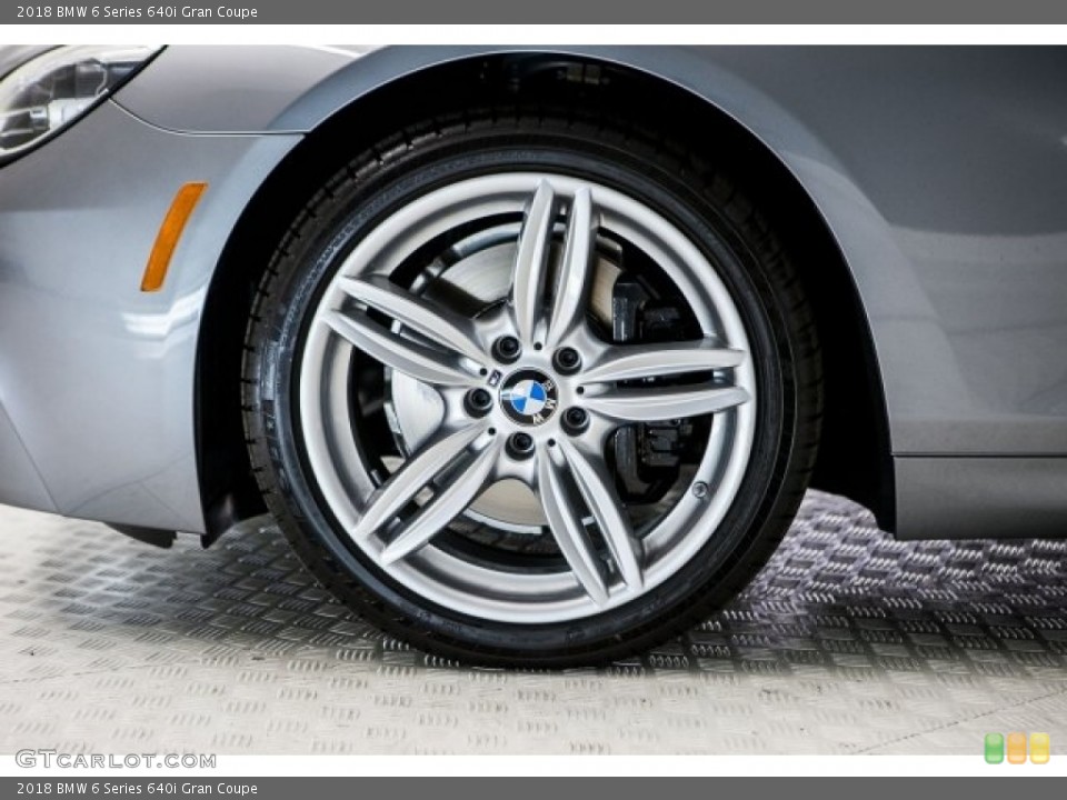2018 BMW 6 Series 640i Gran Coupe Wheel and Tire Photo #121854398