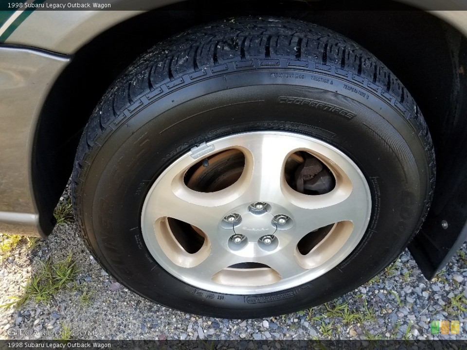 1998 Subaru Legacy Outback Wagon Wheel and Tire Photo #121857312