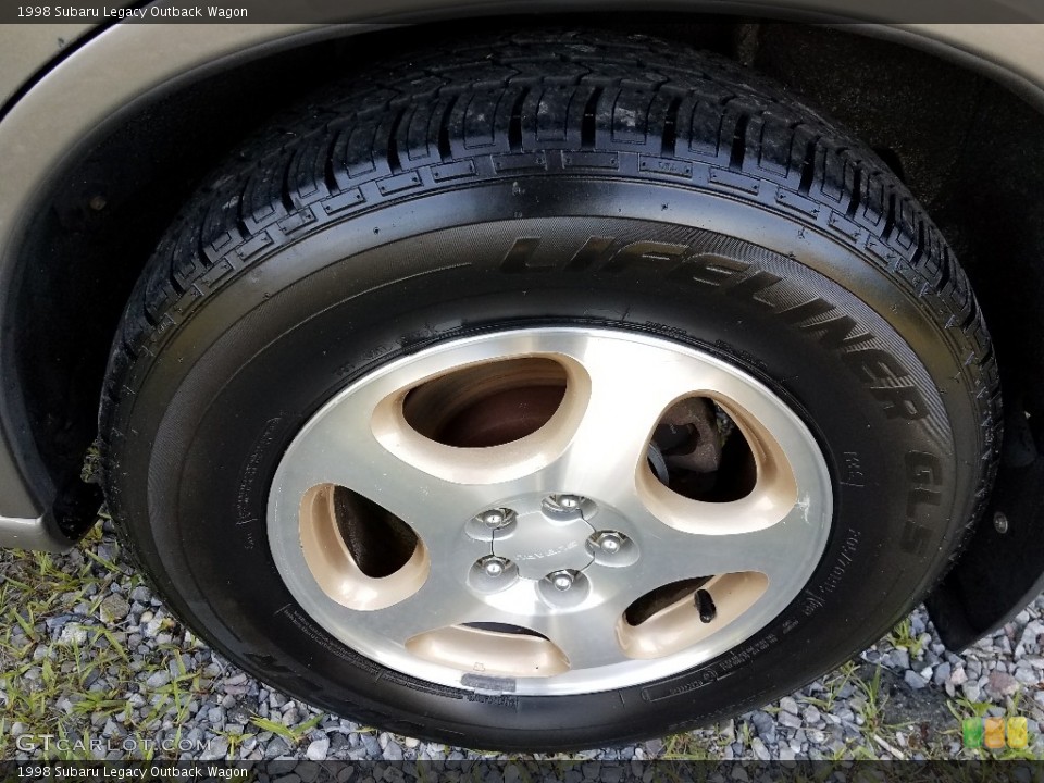 1998 Subaru Legacy Outback Wagon Wheel and Tire Photo #121857338