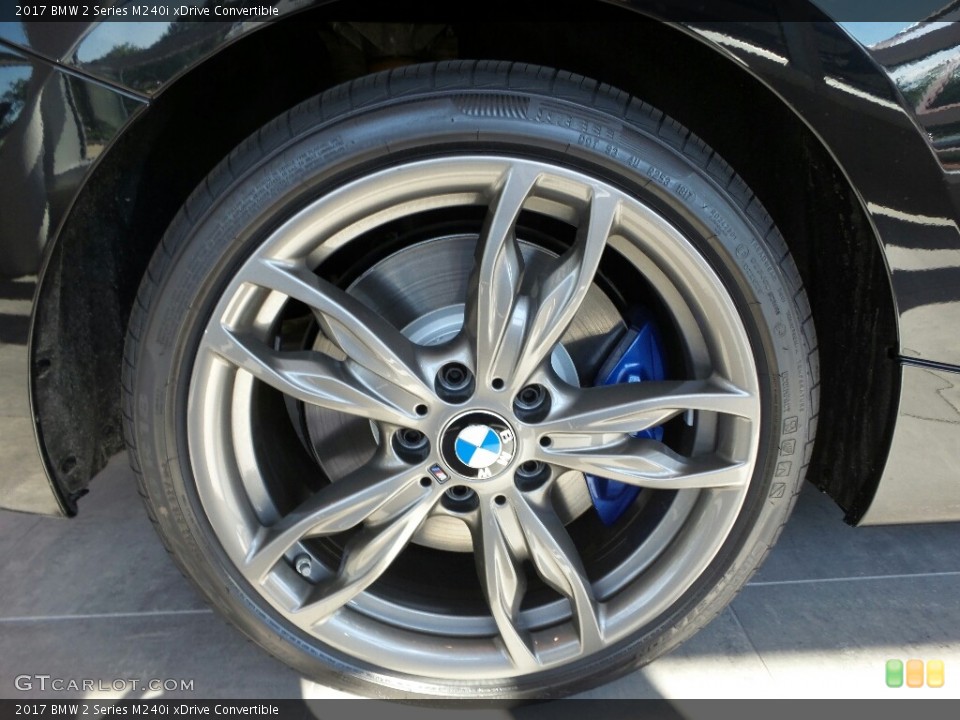 2017 BMW 2 Series M240i xDrive Convertible Wheel and Tire Photo #121871390
