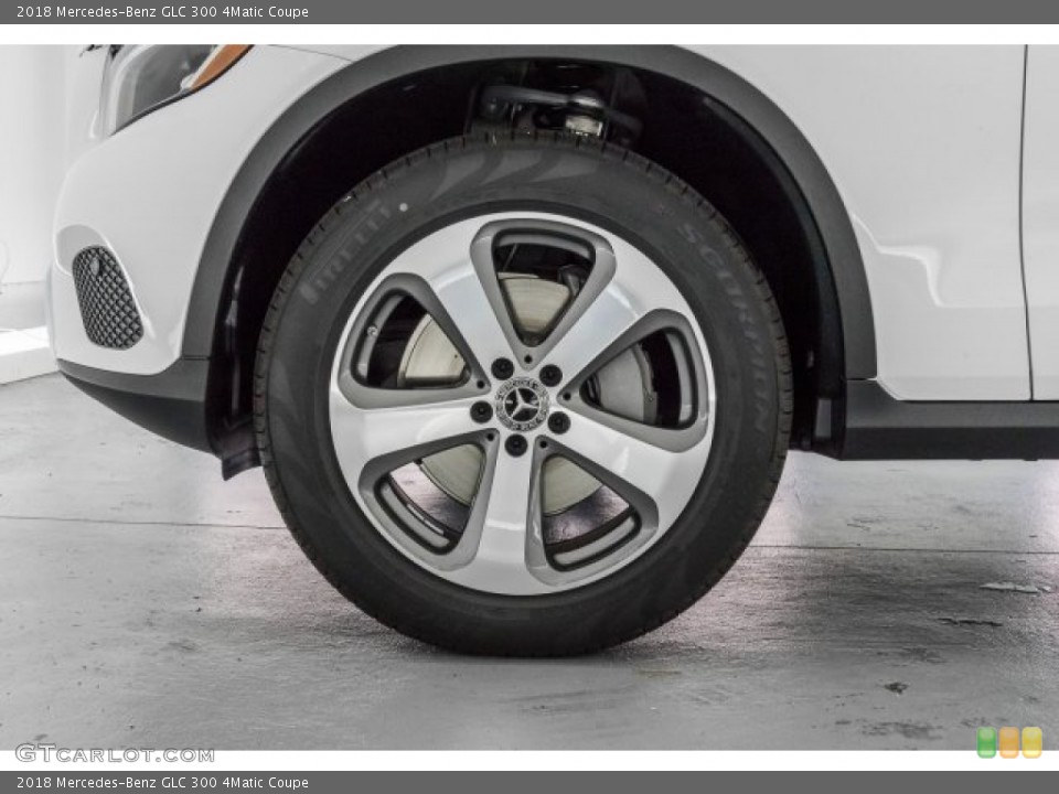 2018 Mercedes-Benz GLC 300 4Matic Coupe Wheel and Tire Photo #121922355