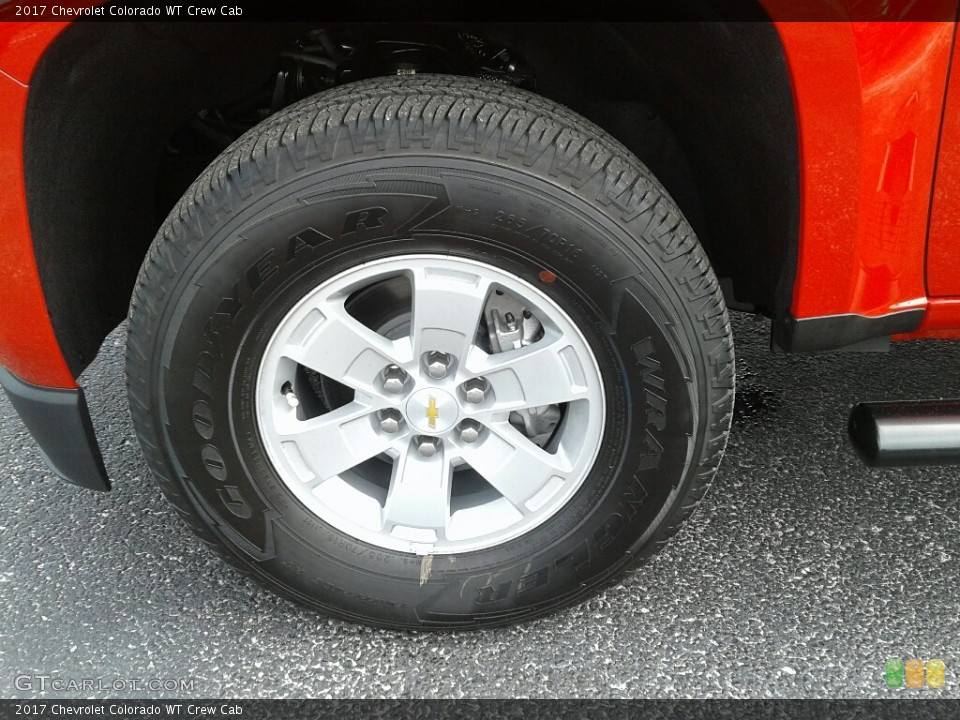 2017 Chevrolet Colorado WT Crew Cab Wheel and Tire Photo #122025671