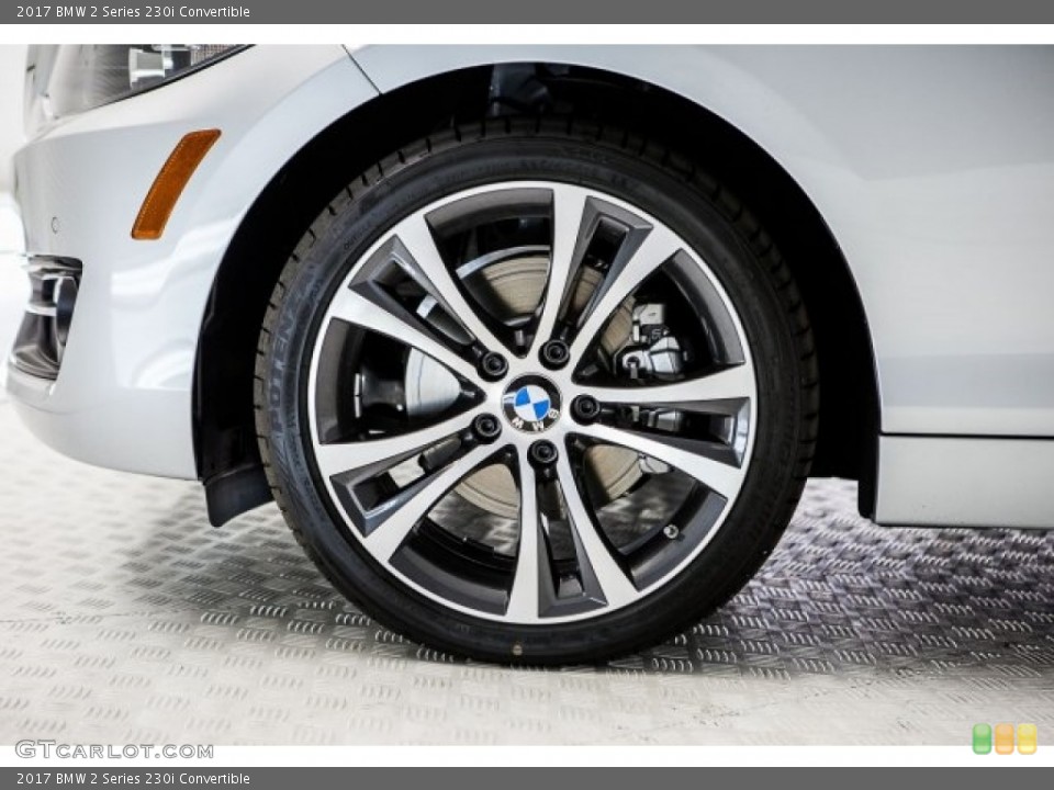 2017 BMW 2 Series 230i Convertible Wheel and Tire Photo #122110880