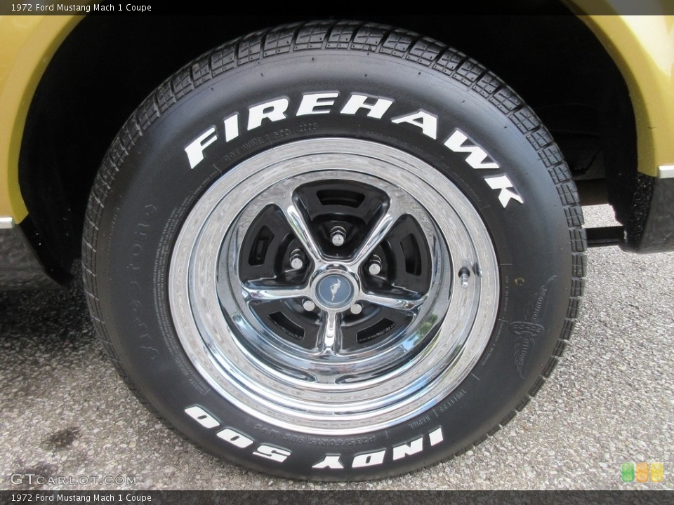 1972 Ford Mustang Mach 1 Coupe Wheel and Tire Photo #122132024