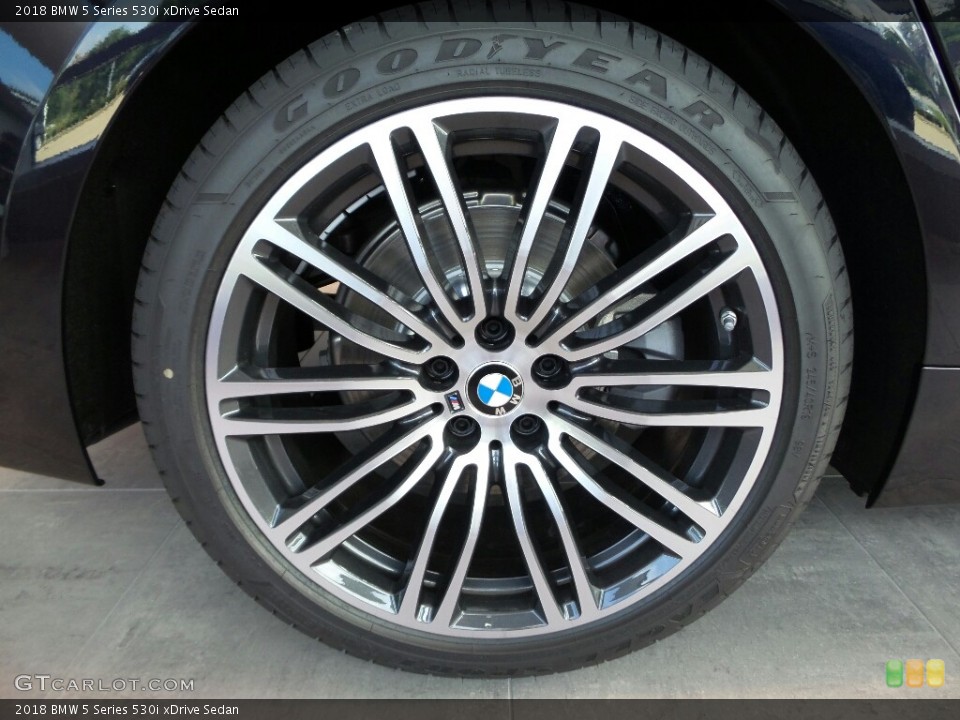 2018 BMW 5 Series 530i xDrive Sedan Wheel and Tire Photo #122187716