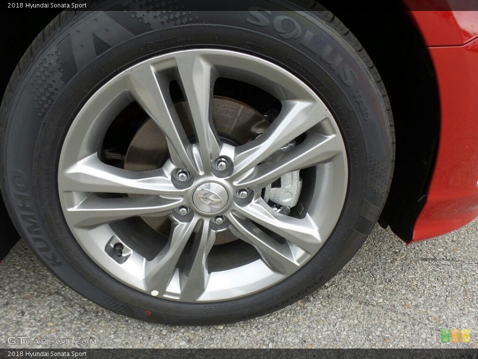 2018 Hyundai Sonata Sport Wheel and Tire Photo #122283992