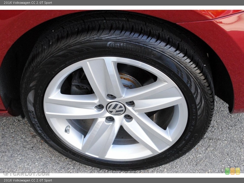 2016 Volkswagen CC 2.0T Sport Wheel and Tire Photo #122299678
