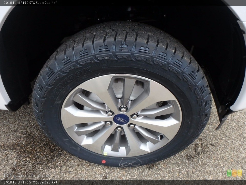 2018 Ford F150 STX SuperCab 4x4 Wheel and Tire Photo #122308361