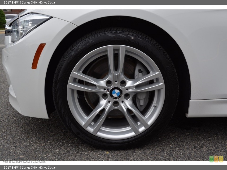2017 BMW 3 Series 340i xDrive Sedan Wheel and Tire Photo #122326571