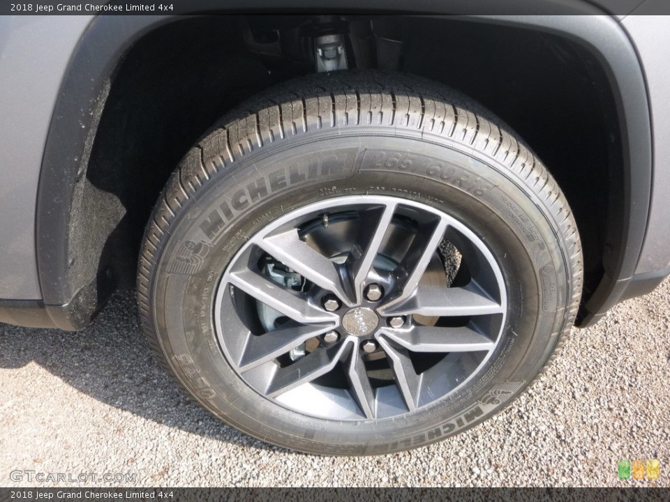 2018 Jeep Grand Cherokee Limited 4x4 Wheel and Tire Photo #122333351