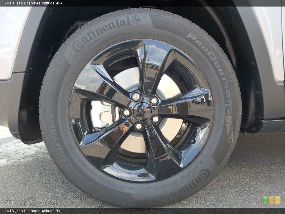 2018 Jeep Cherokee Altitude 4x4 Wheel and Tire Photo #122334647