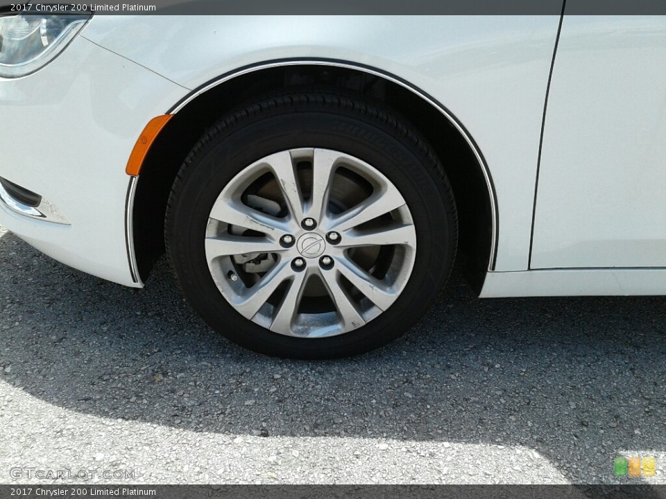 2017 Chrysler 200 Limited Platinum Wheel and Tire Photo #122345744