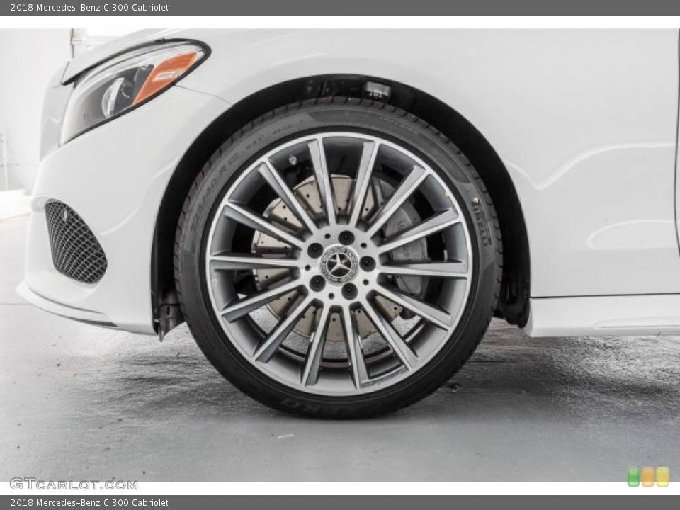 2018 Mercedes-Benz C 300 Cabriolet Wheel and Tire Photo #122349784