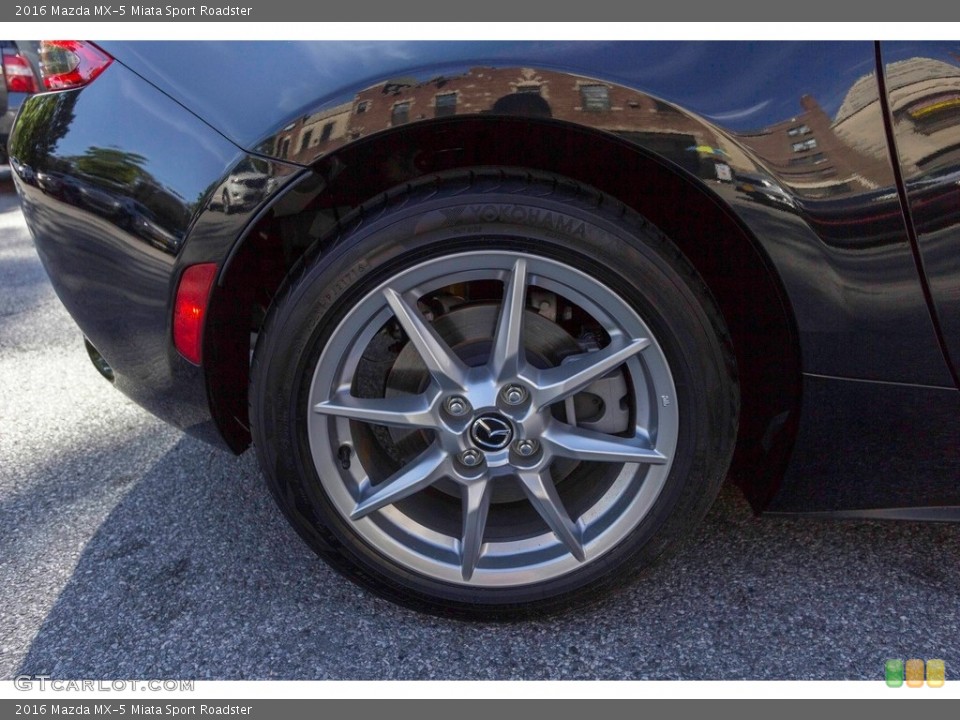 2016 Mazda MX-5 Miata Sport Roadster Wheel and Tire Photo #122371198