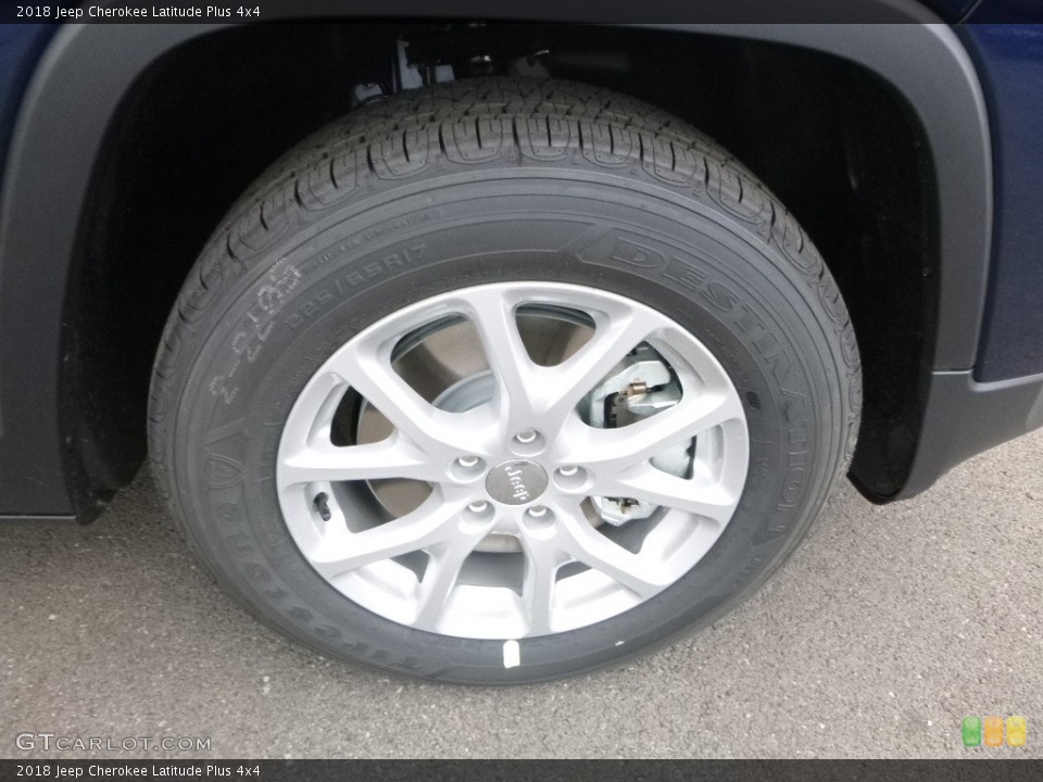 2018 Jeep Cherokee Latitude Plus 4x4 Wheel and Tire Photo #122413416