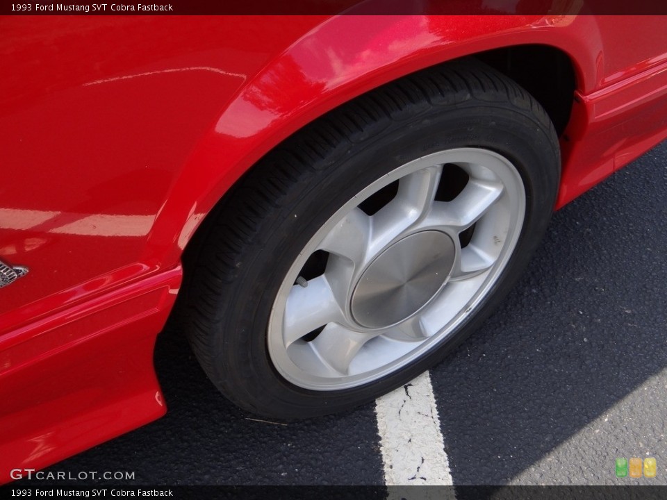 1993 Ford Mustang SVT Cobra Fastback Wheel and Tire Photo #122418711