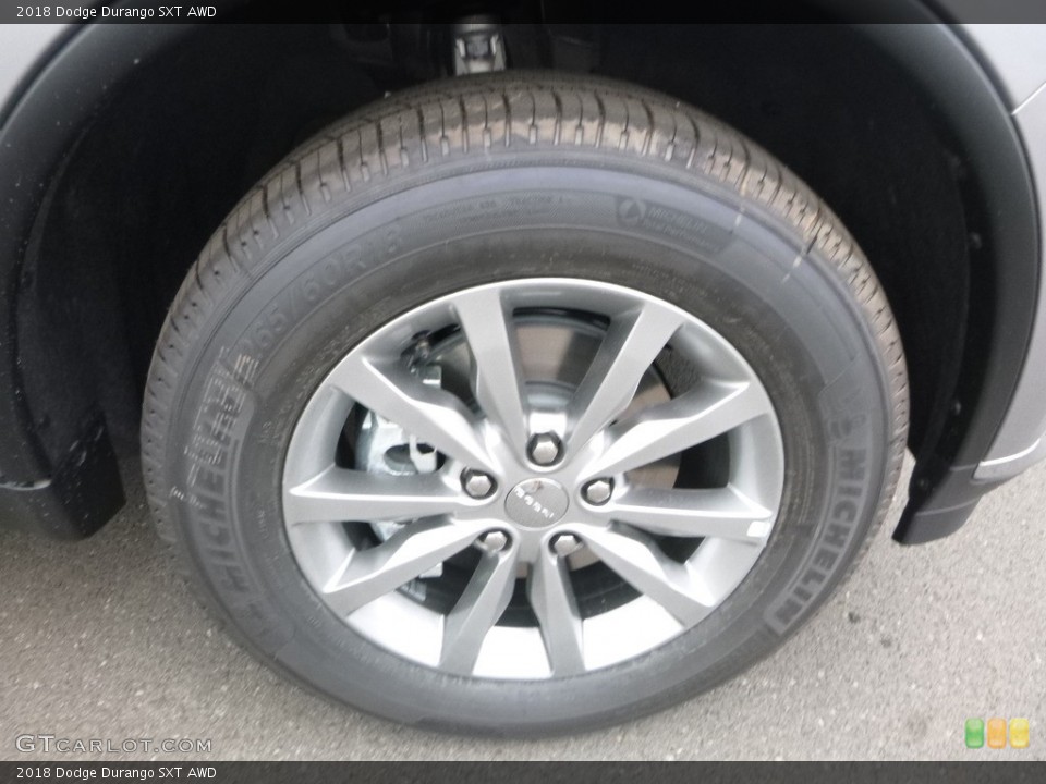 2018 Dodge Durango SXT AWD Wheel and Tire Photo #122421666
