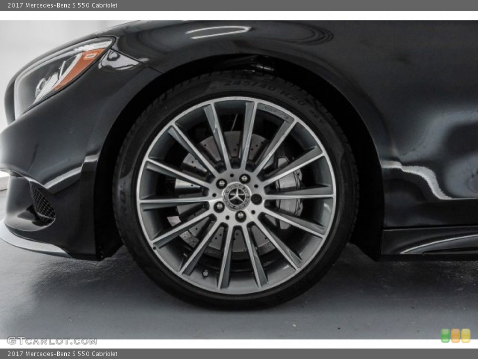 2017 Mercedes-Benz S 550 Cabriolet Wheel and Tire Photo #122427998