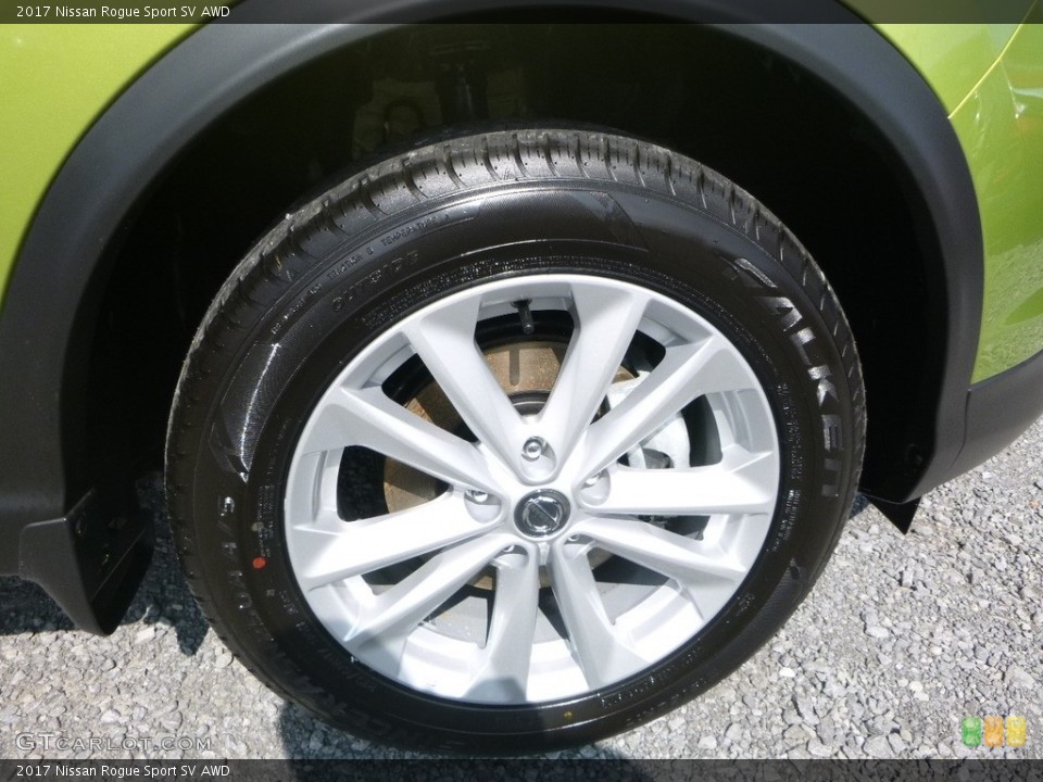 2017 Nissan Rogue Sport SV AWD Wheel and Tire Photo #122434532