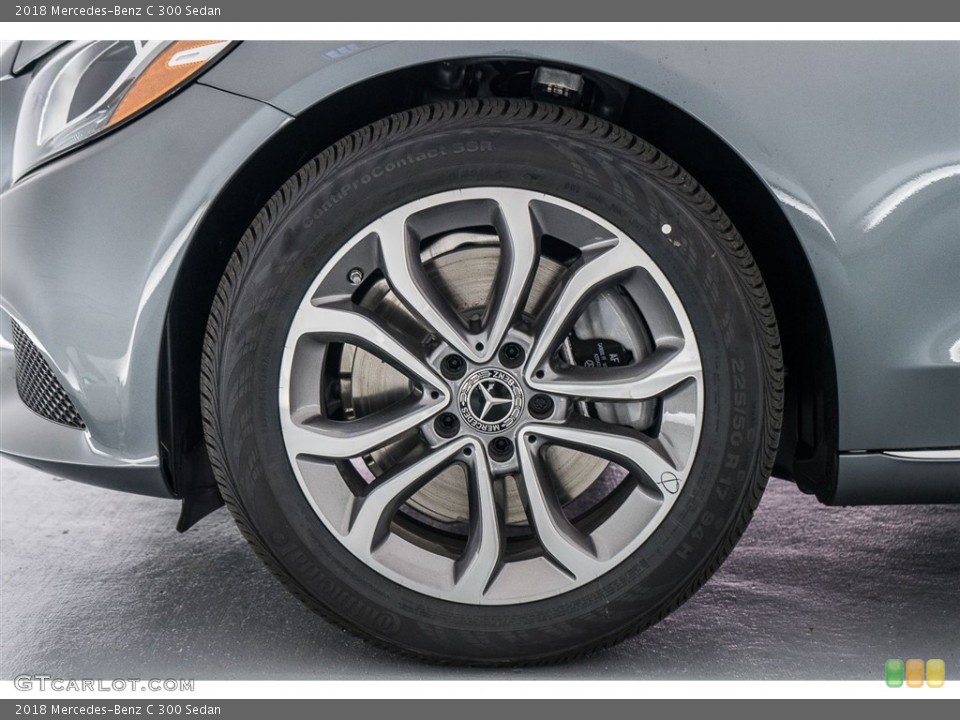 2018 Mercedes-Benz C 300 Sedan Wheel and Tire Photo #122461568