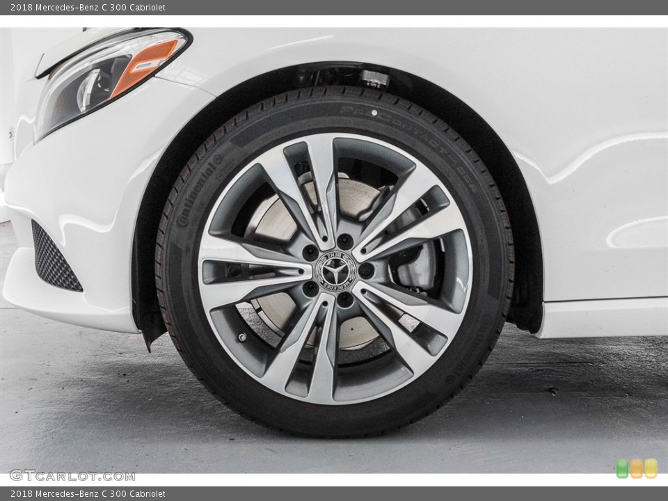 2018 Mercedes-Benz C 300 Cabriolet Wheel and Tire Photo #122462789