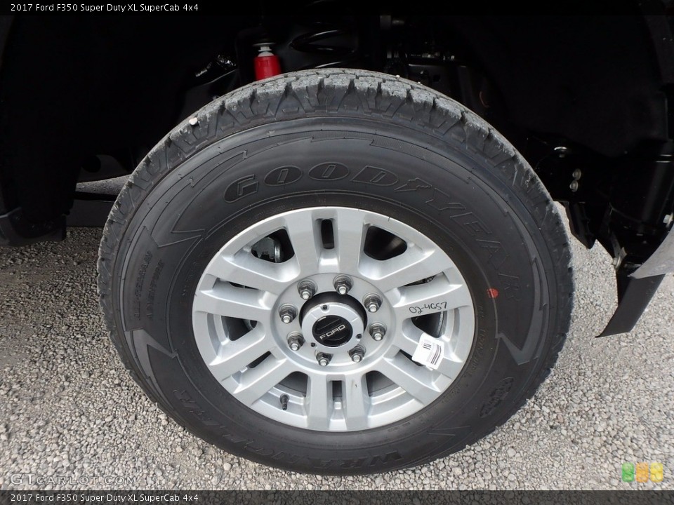 2017 Ford F350 Super Duty XL SuperCab 4x4 Wheel and Tire Photo #122486744