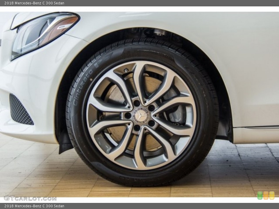 2018 Mercedes-Benz C 300 Sedan Wheel and Tire Photo #122492363