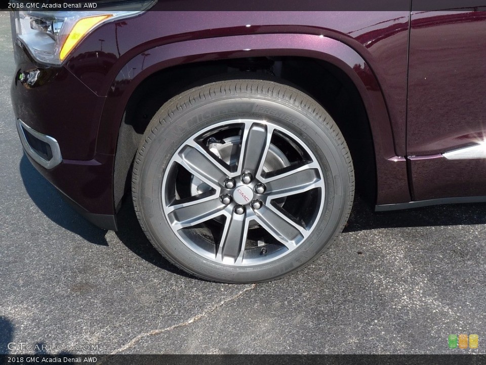 2018 GMC Acadia Denali AWD Wheel and Tire Photo #122502608