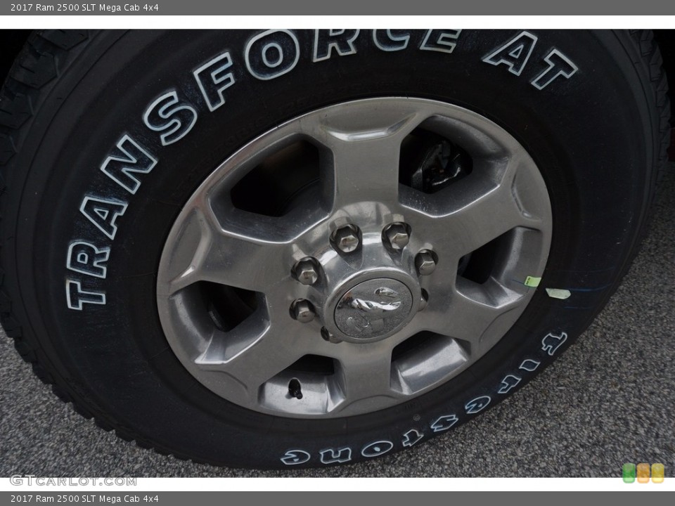 2017 Ram 2500 SLT Mega Cab 4x4 Wheel and Tire Photo #122503679