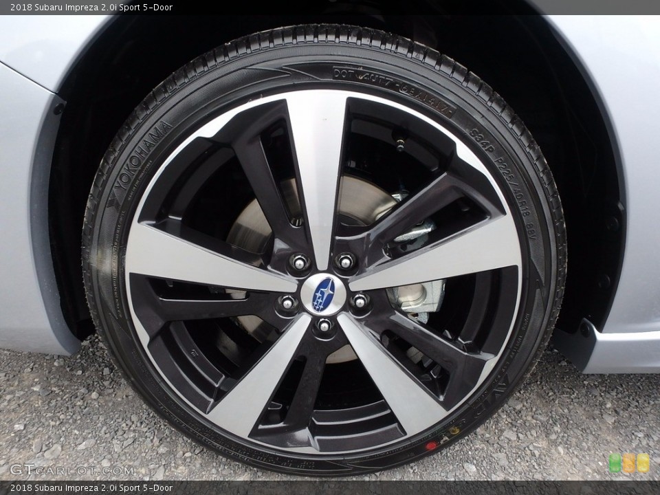 2018 Subaru Impreza 2.0i Sport 5-Door Wheel and Tire Photo #122504956